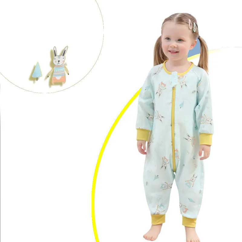 0.3TOG Children Gauze Cotton Split-leg Side mesh Sleeping Bag-S59