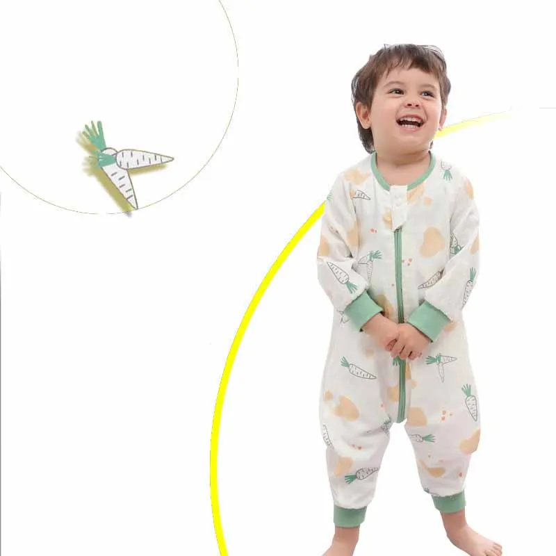 0.3TOG Children Gauze Cotton Split-leg Side mesh Sleeping Bag-S59