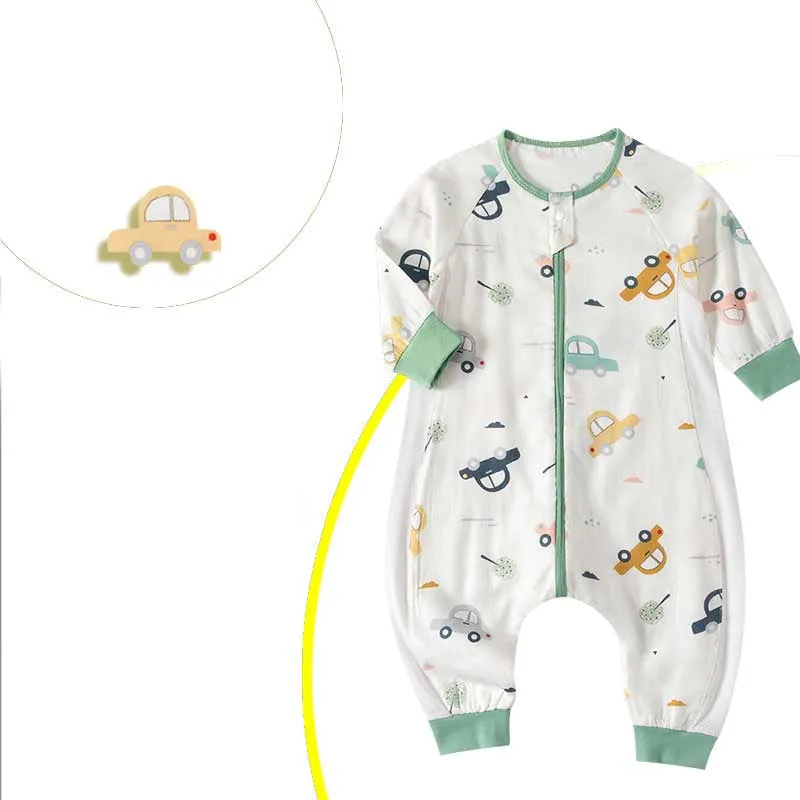 0.3TOG Children Gauze Cotton Split-leg Side mesh Sleeping Bag-S59