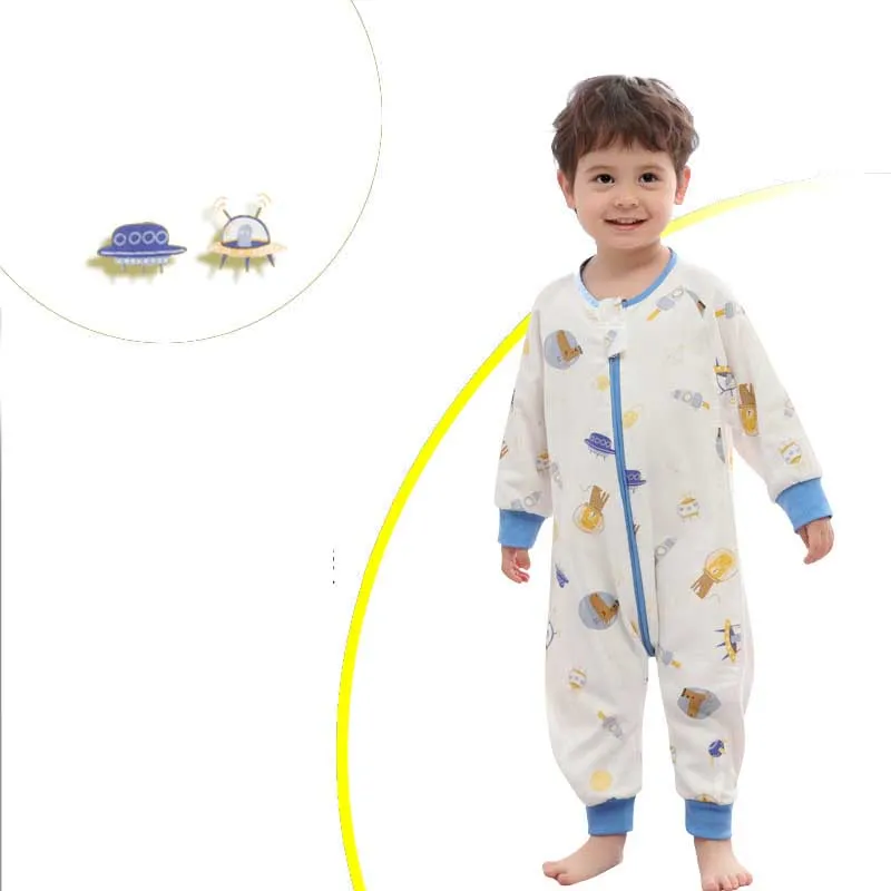 0.3TOG Children Gauze Cotton Split-leg Side mesh Sleeping Bag-S59