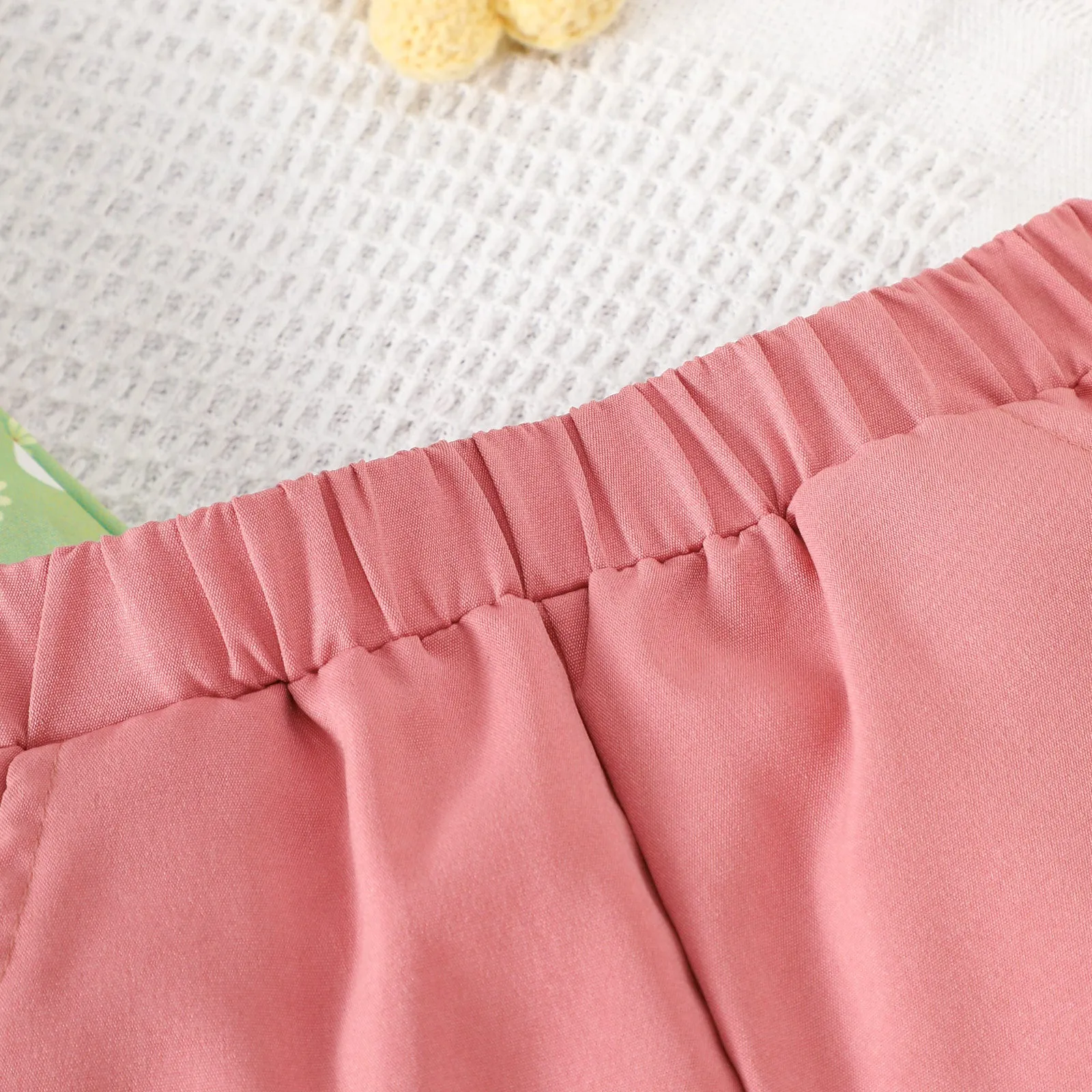 2 Pieces Set Baby Kid Boys Easter Animals Car Cartoon Shirts And Solid Color Shorts Wholesale 25021010