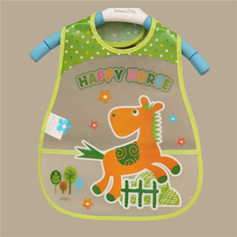 Baby Bibs Waterproof Elephant Cartoon Children Bibs Infant Burp Cloths Brand Clothing Towel Kids Clothing Accessories