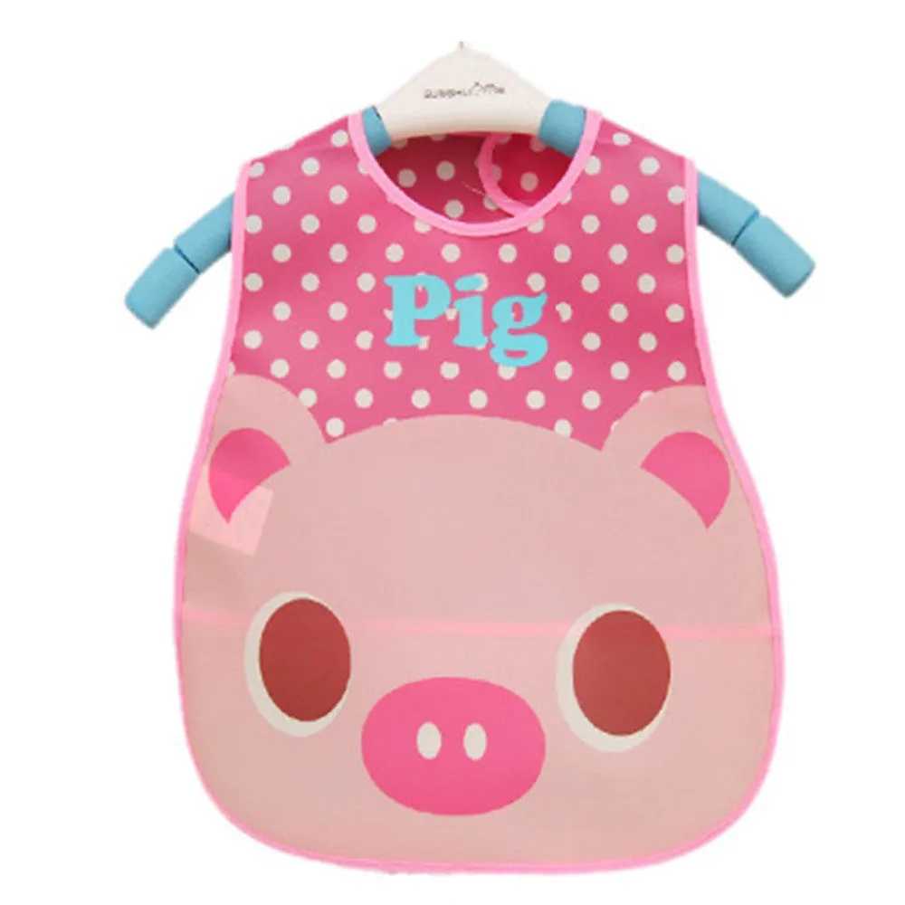 Baby Bibs Waterproof Elephant Cartoon Children Bibs Infant Burp Cloths Brand Clothing Towel Kids Clothing Accessories