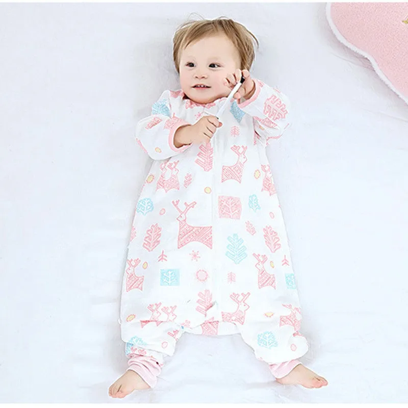 Baby Sleeping Bag Gauze Four Seasons Universal Split Leg Kick - Proof Quilt