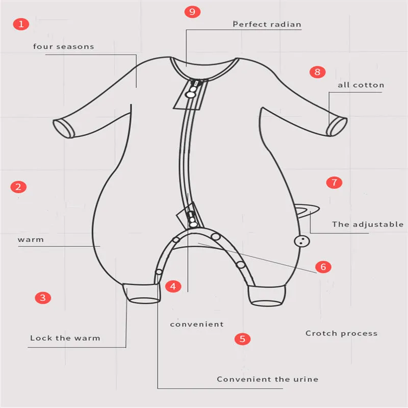 Baby Sleeping Bag Gauze Four Seasons Universal Split Leg Kick - Proof Quilt