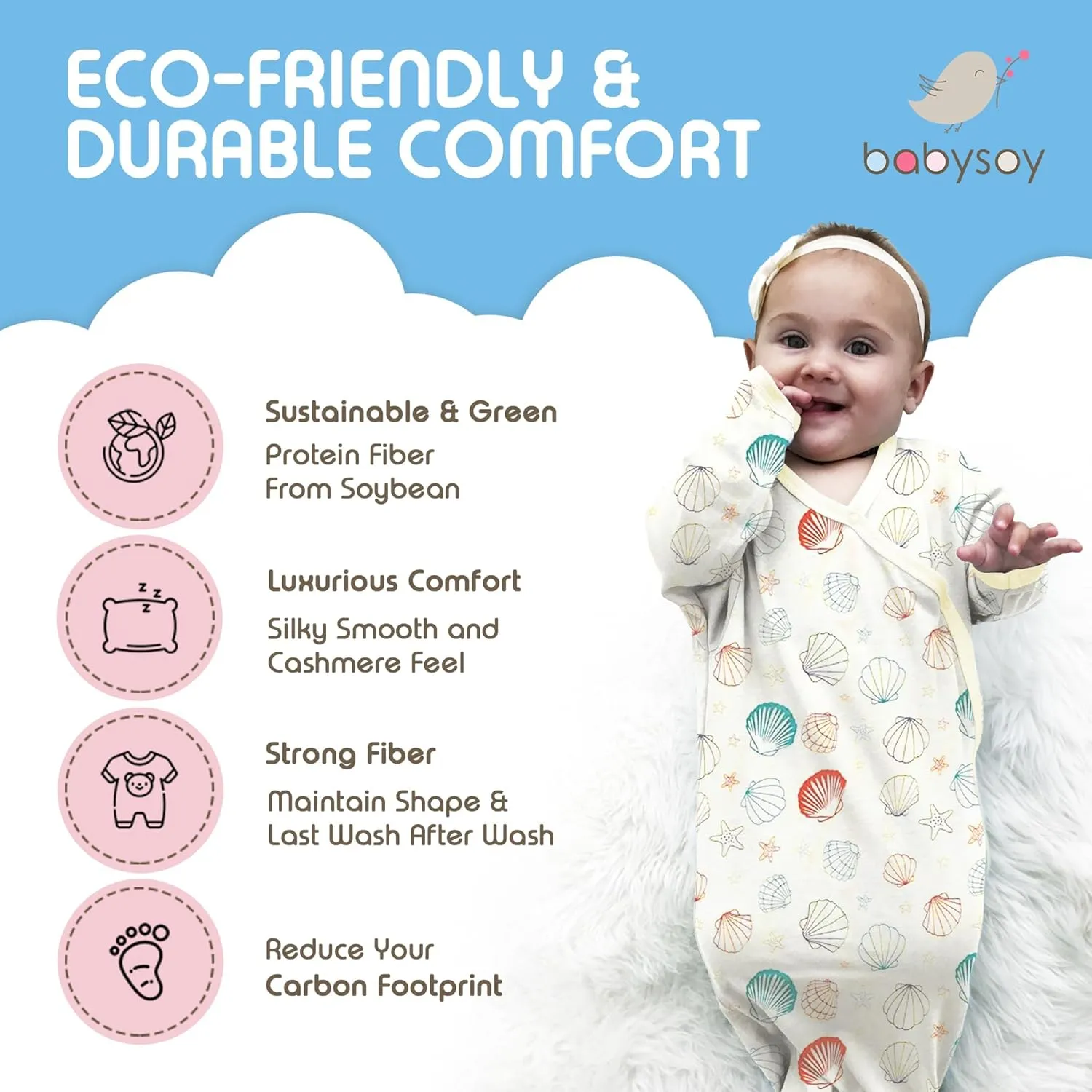 Babysoy Toddler Short Sleeve Polo Shirt - Organic Cotton Unisex Baby Soft Tee