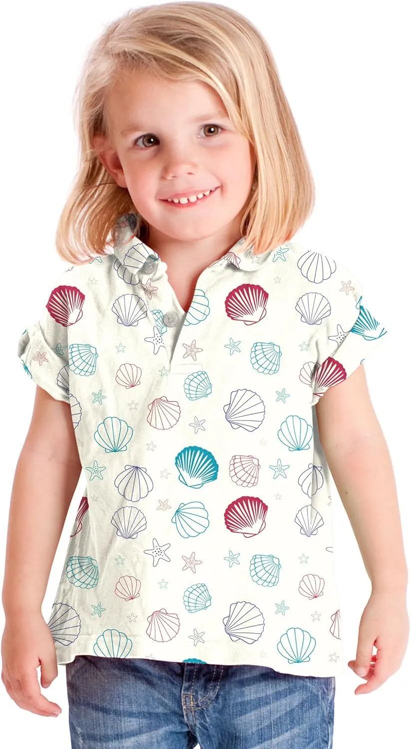 Babysoy Toddler Short Sleeve Polo Shirt - Organic Cotton Unisex Baby Soft Tee