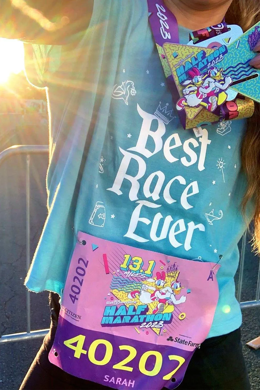 Best Race Ever Crop T-shirt