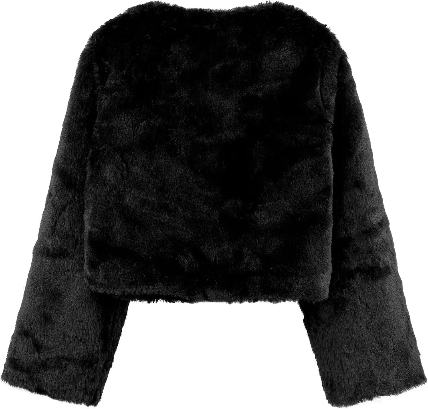 BOLEROSE Girls Cozy Faux Fur Childrens Kids Bolero Shrug Jacket Coat