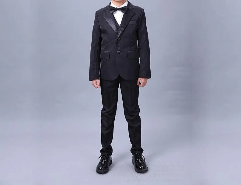 Boys formal wedding Tuxedo 5 piece  wedding suit