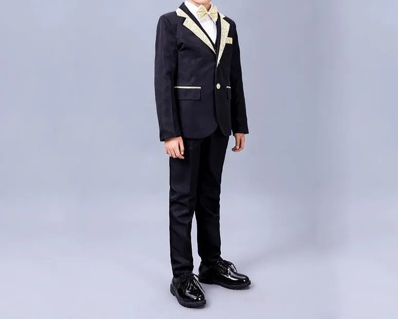 Boys formal wedding Tuxedo 5 piece  wedding suit