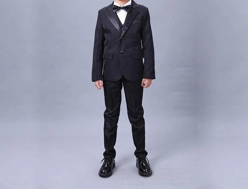 Boys formal wedding Tuxedo 5 piece  wedding suit