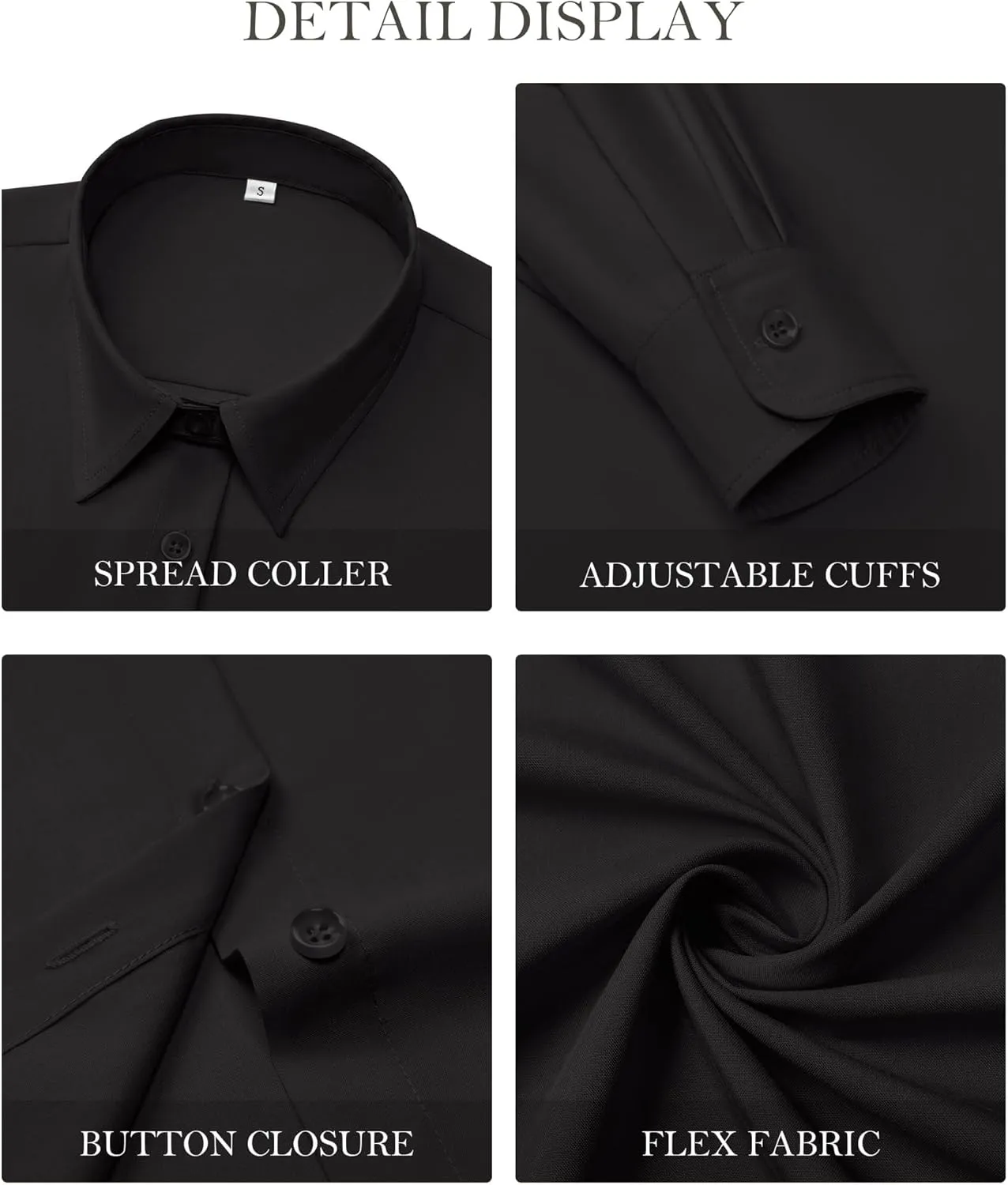 Button Down Shirts for Women Business Casual Blouses Long Sleeve Fit Dress Shirt Collar Wrinkle Free Work Tops