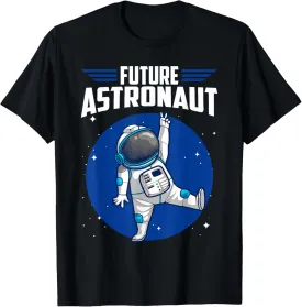 Cool Astronaut Art For Boys Kids Toddler Outer Space Galaxy T-Shirt