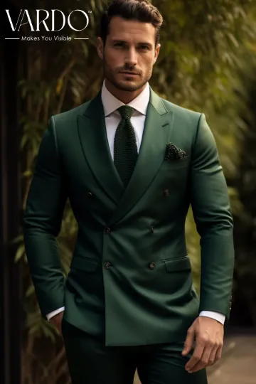 Copy of Elegant Formal Attire Men's Icy Blue Three Piece Suit