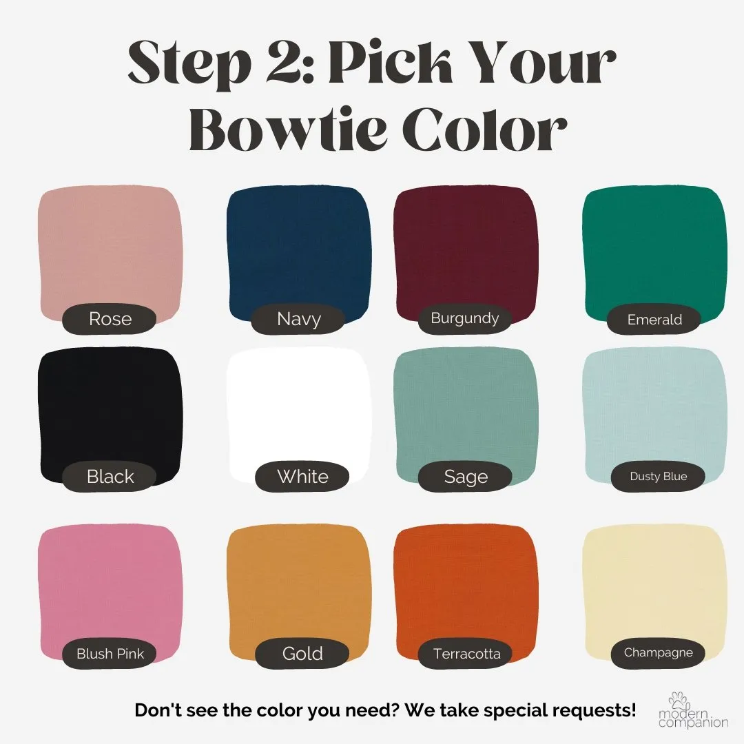 Customizable Tuxedo Pet Bandanas