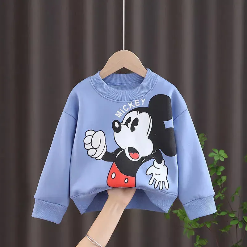 Disney Cartoon Print Cotton Hoodies