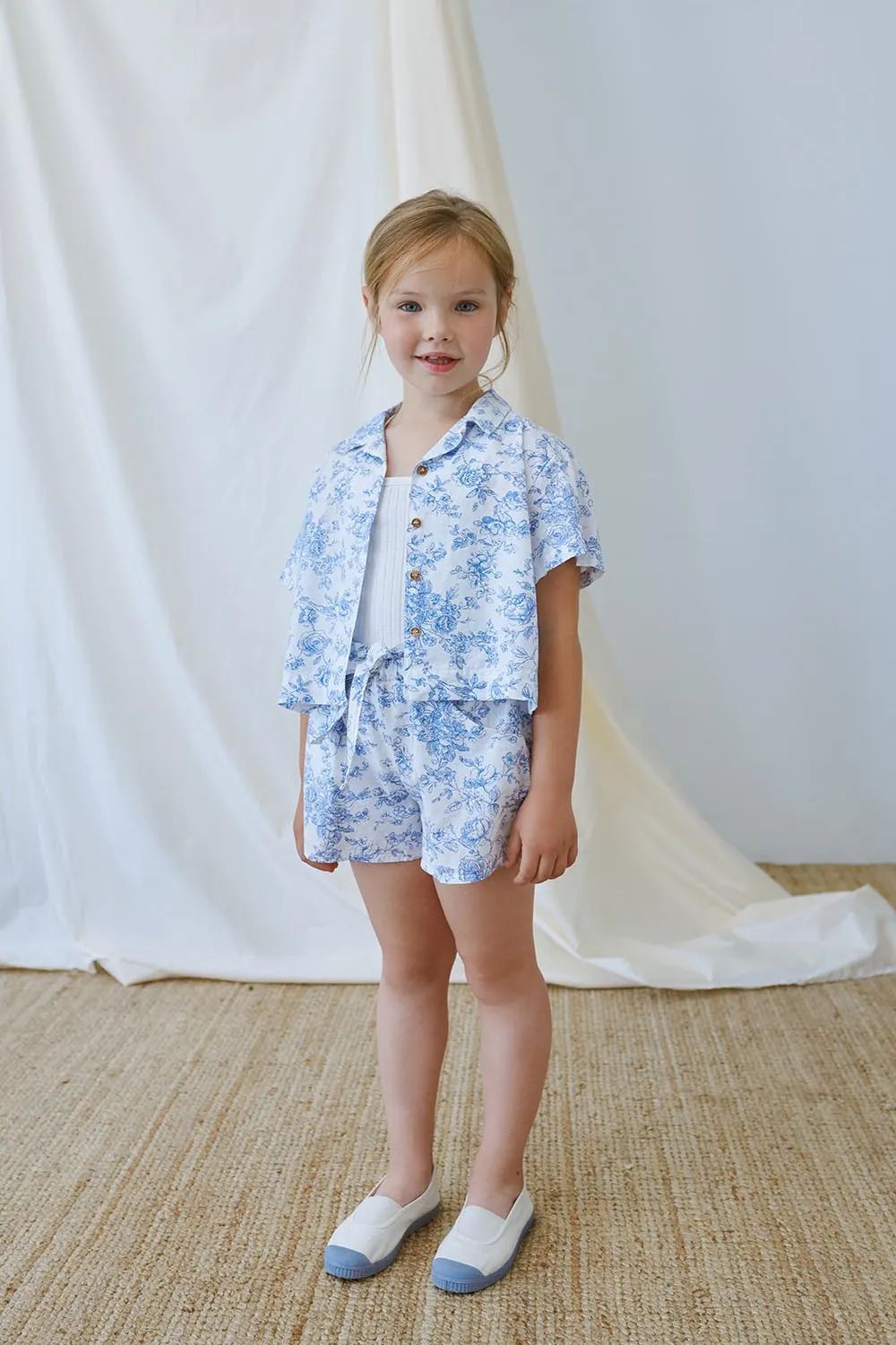 Floral Crop Shirt