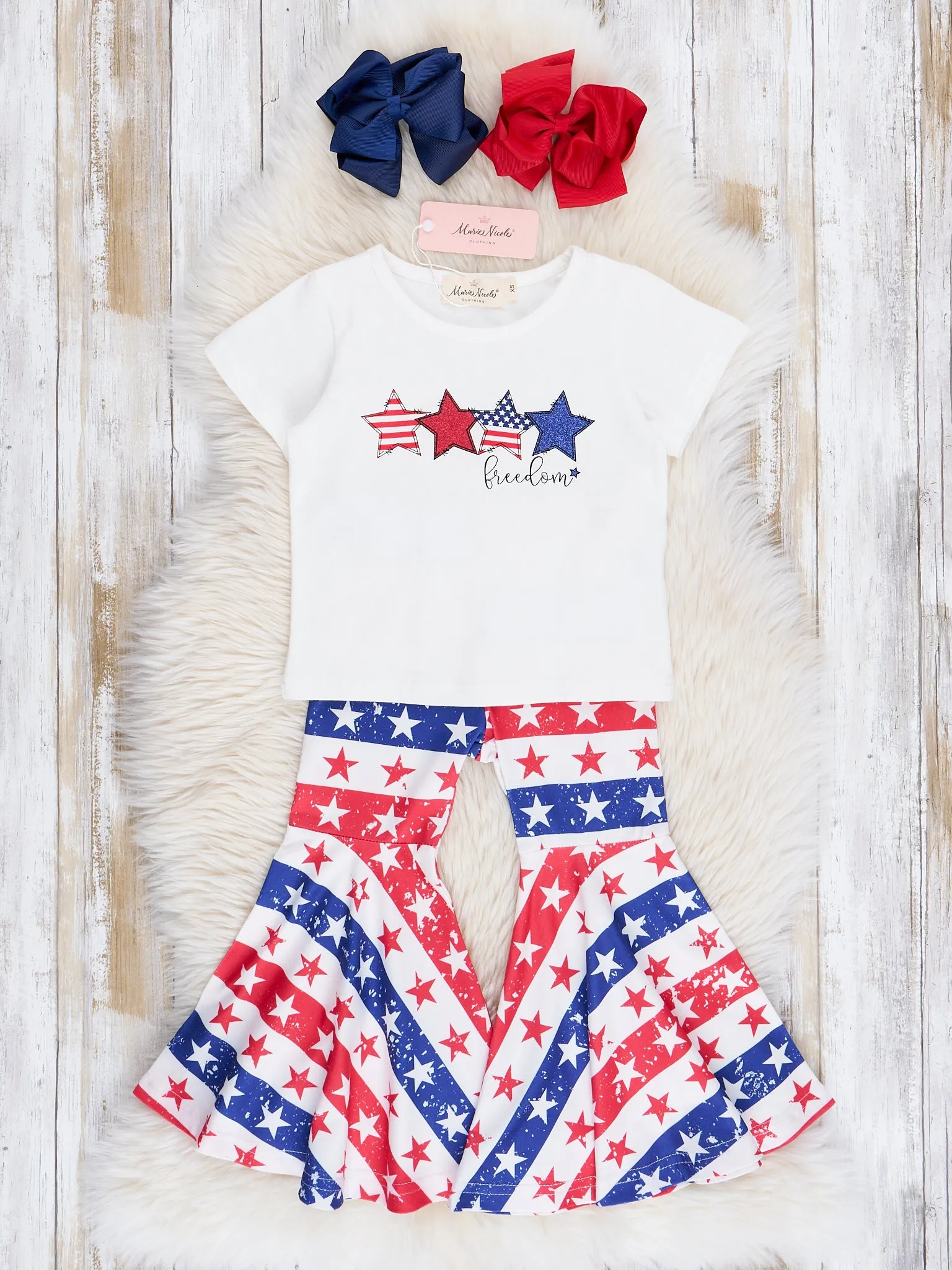 Freedom Stars Bell Bottoms Outfit