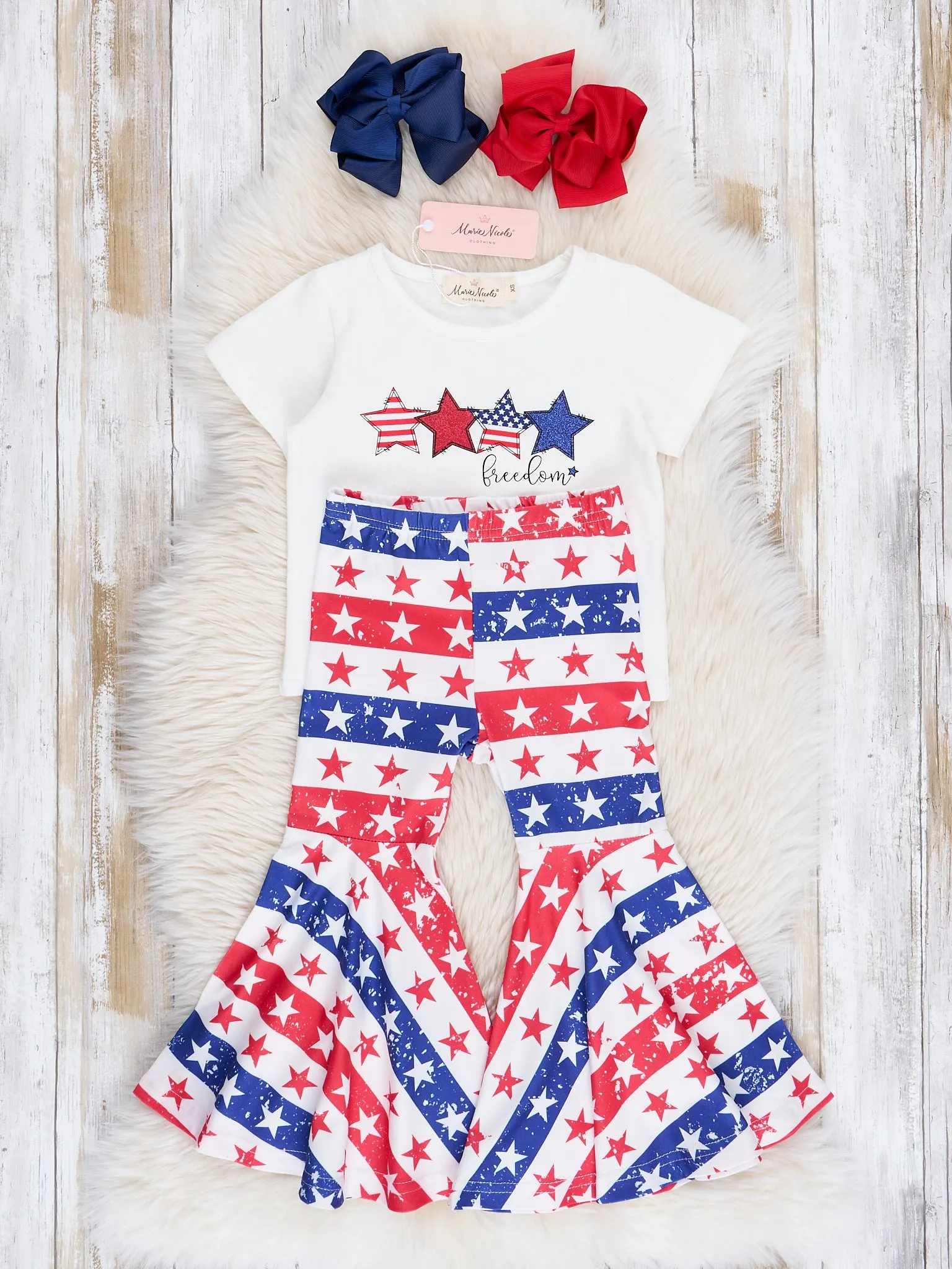 Freedom Stars Bell Bottoms Outfit