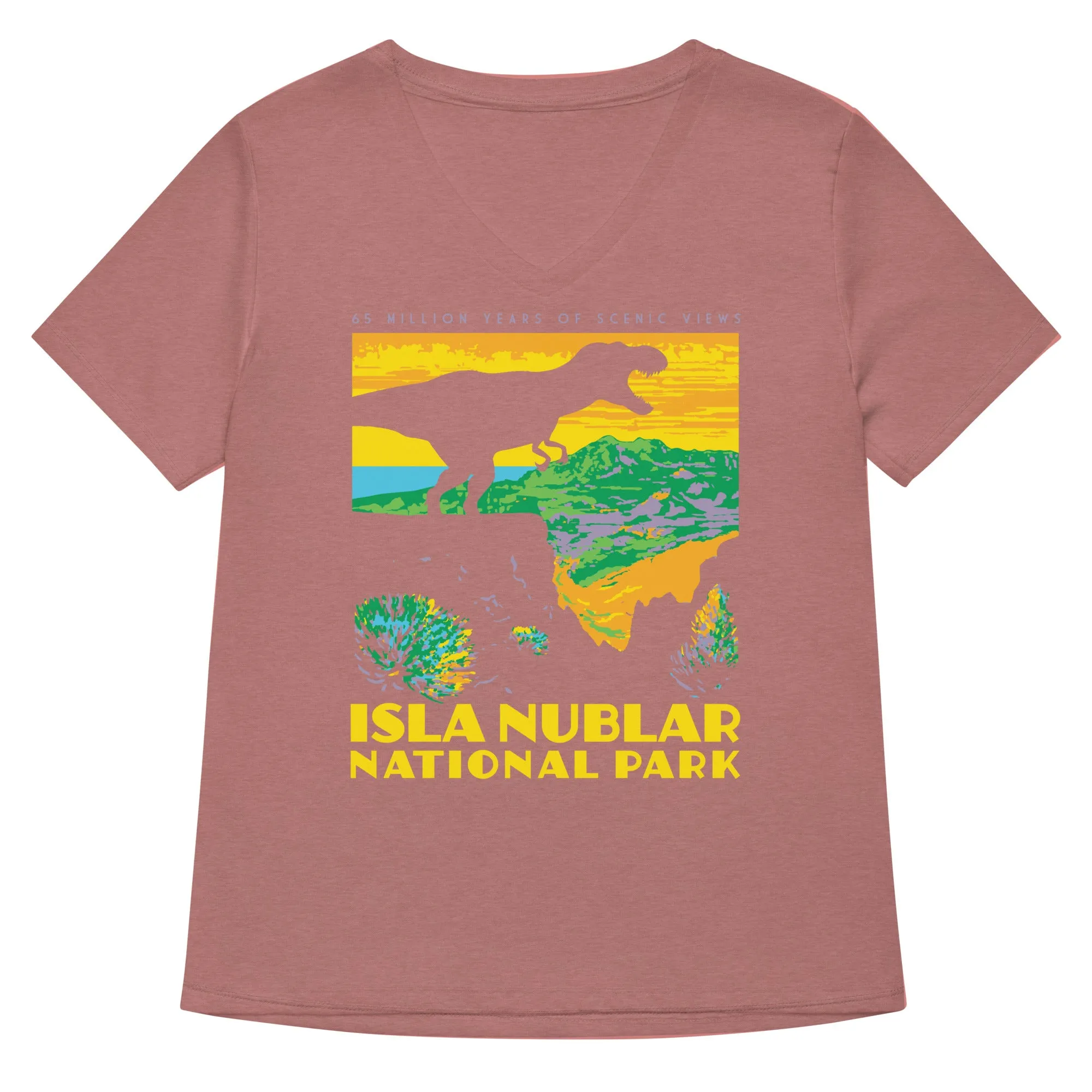 Isla Nublar National Park Women's V-Neck Tee