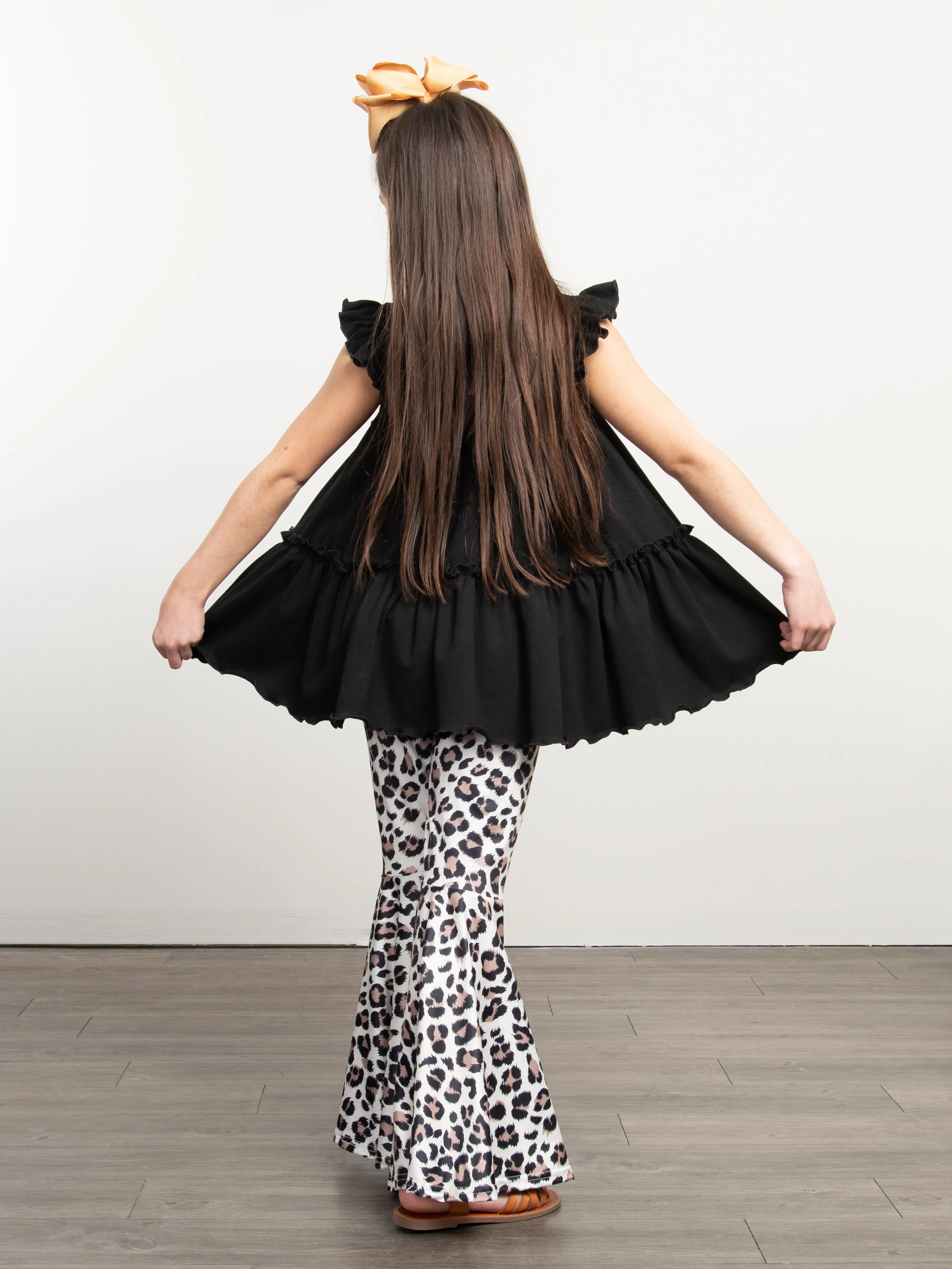 Leopard Bell Bottoms