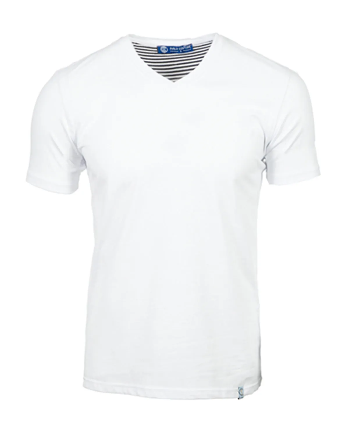 Luxury V Neck Tee - White