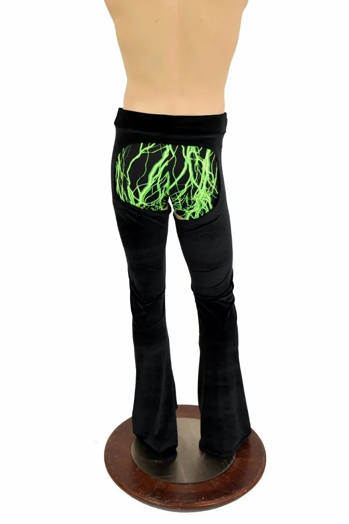 Mens Velvet Bootcut Chaps