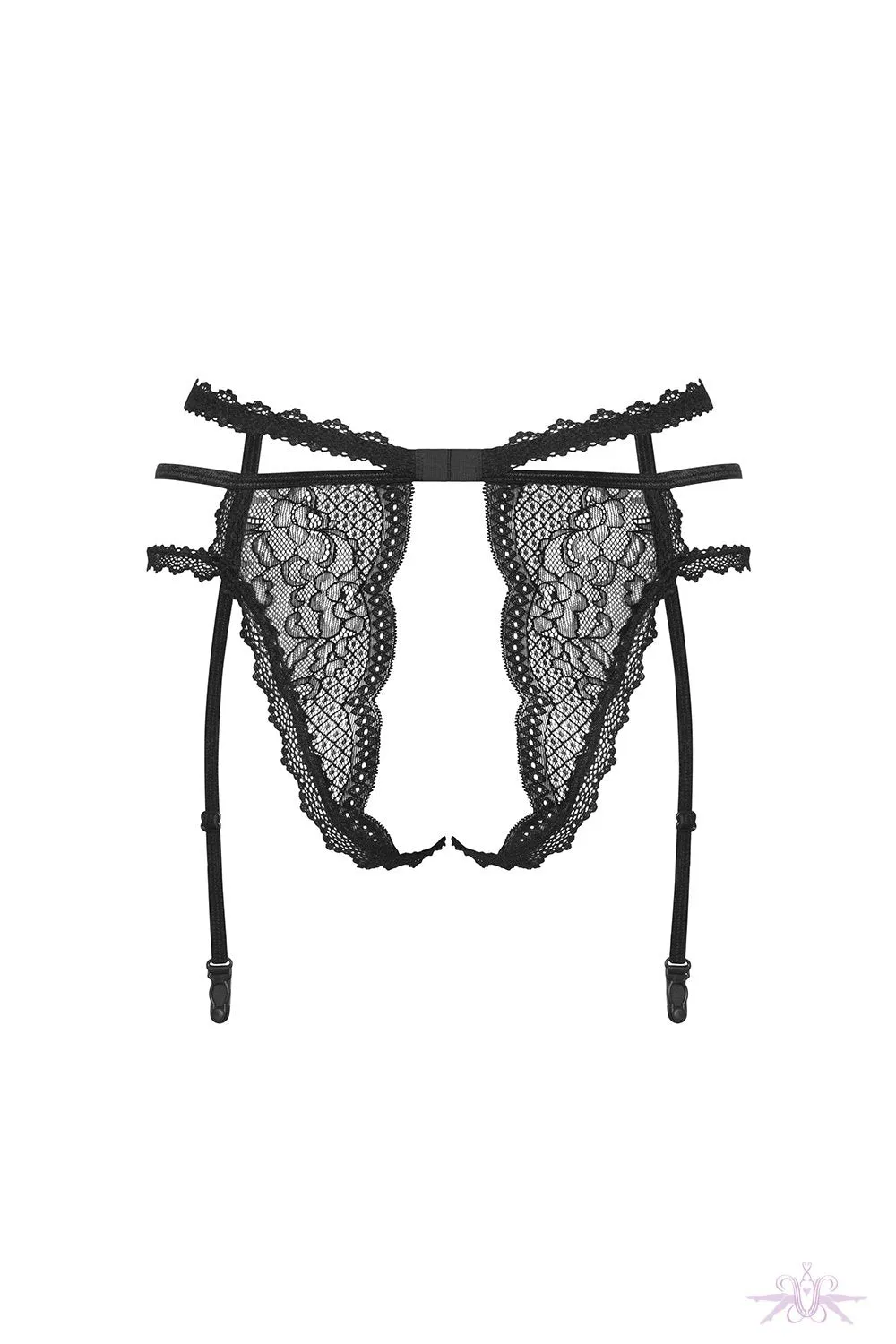 Obsessive Pearlove Crotchless Suspender Belt