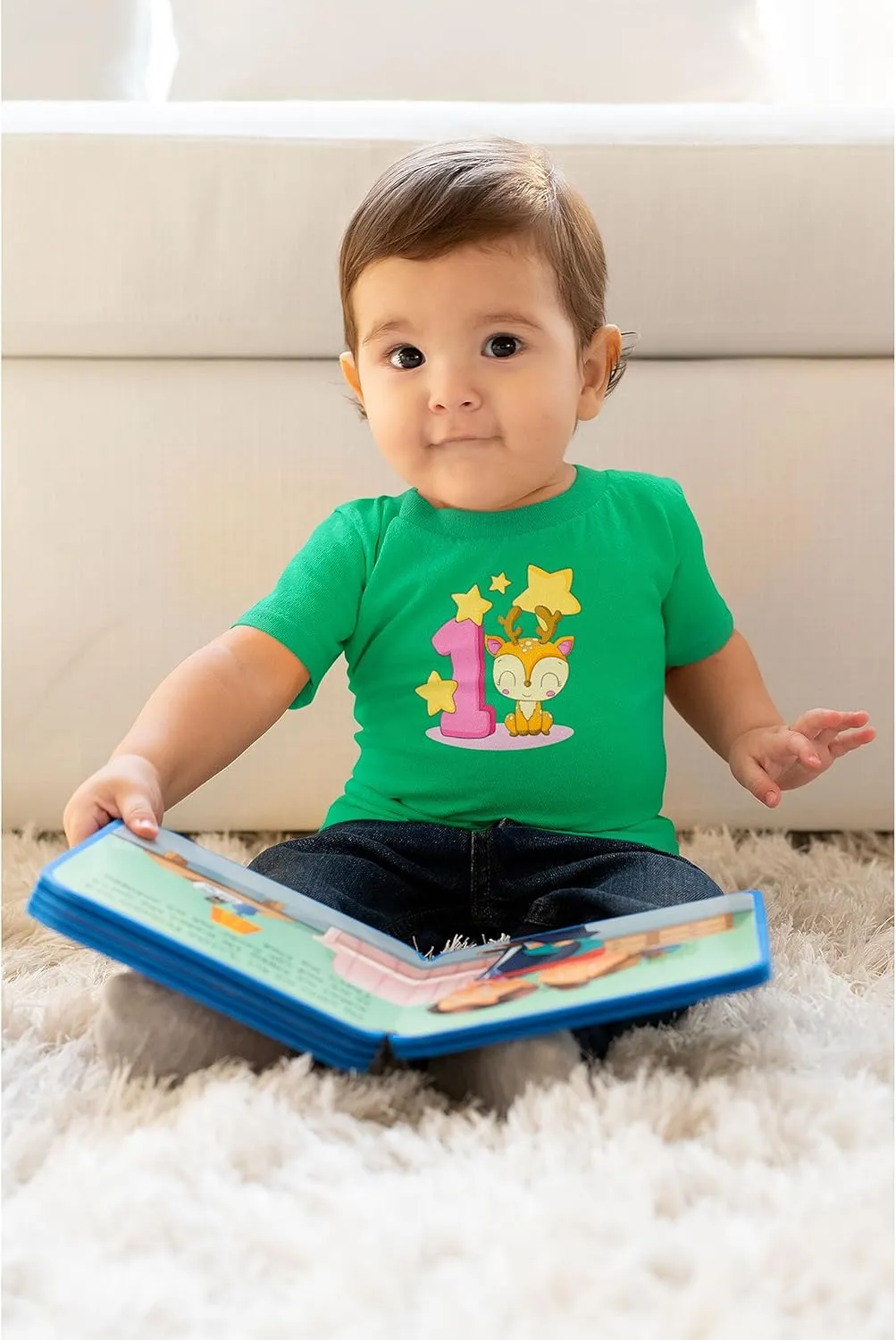 Personalized Toddler T-Shirt for Kids Boys Girls - Custom Image & Text - Customized Front/Back Print - 2T to 5/6T Multicolor