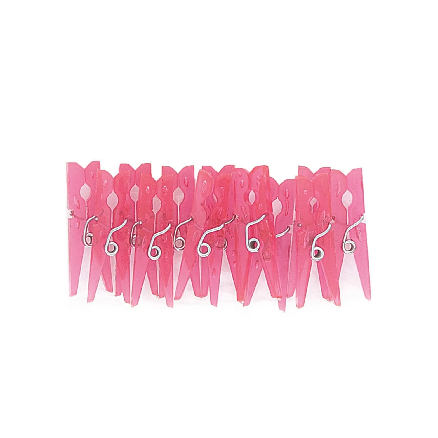 Pink Baby Clothes Pins 12pk