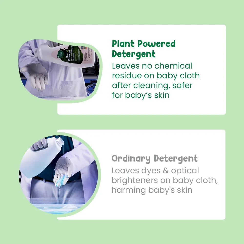 Plant Powered Natural Laundry Detergent Refill Pack For Babies