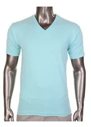 Pro Club Comfort Short Sleeve V-Neck Seafoam Green T-Shirt