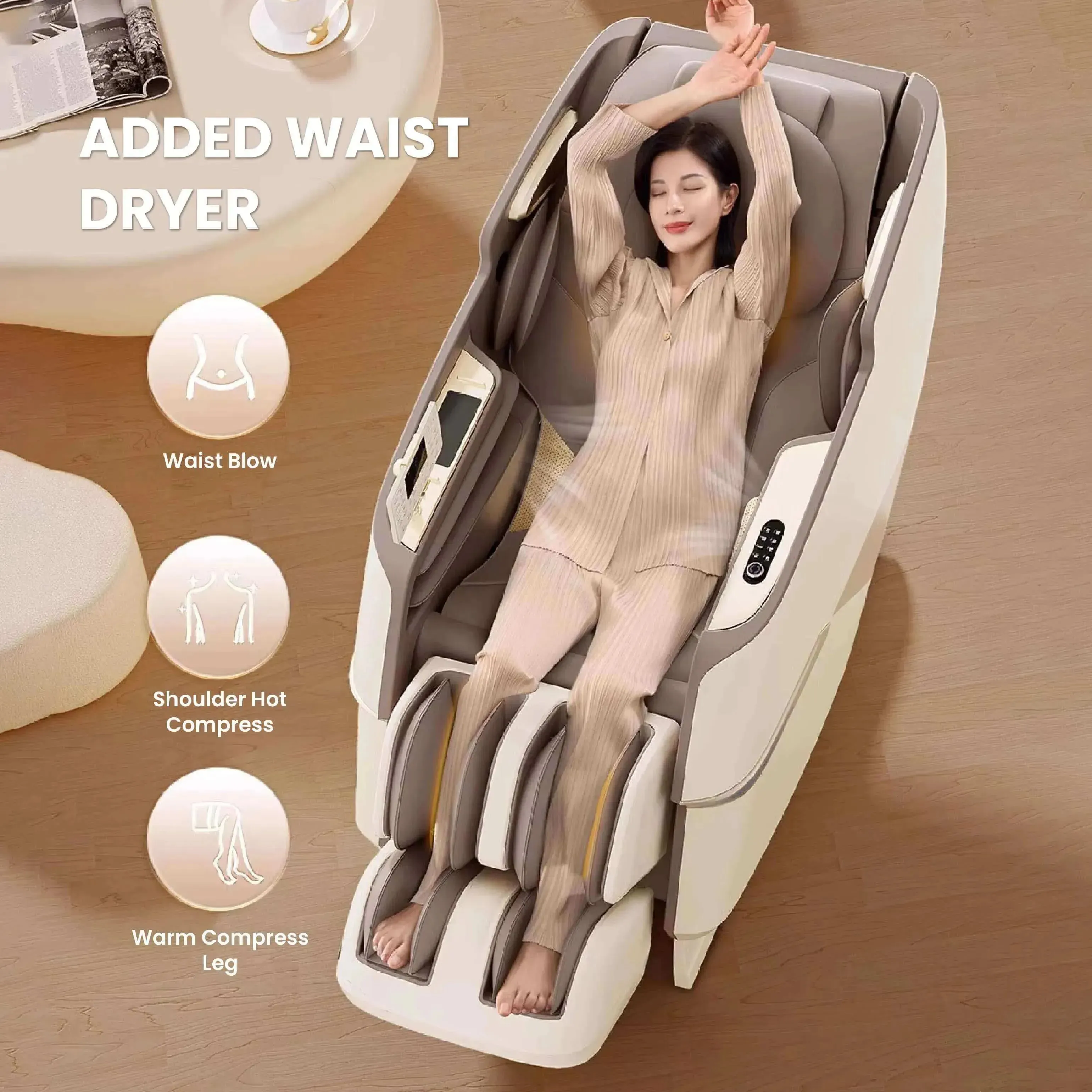 Royal Magestic Pro Massage Chair (Brown)