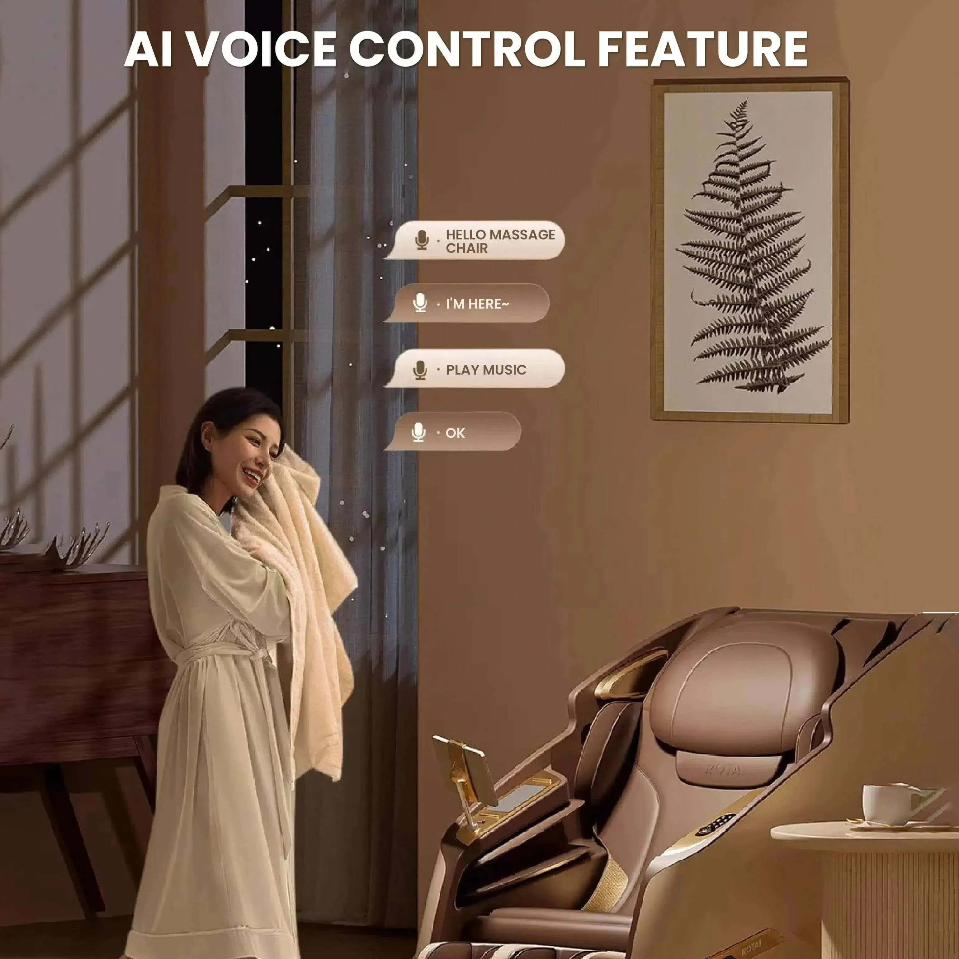 Royal Magestic Pro Massage Chair (Brown)