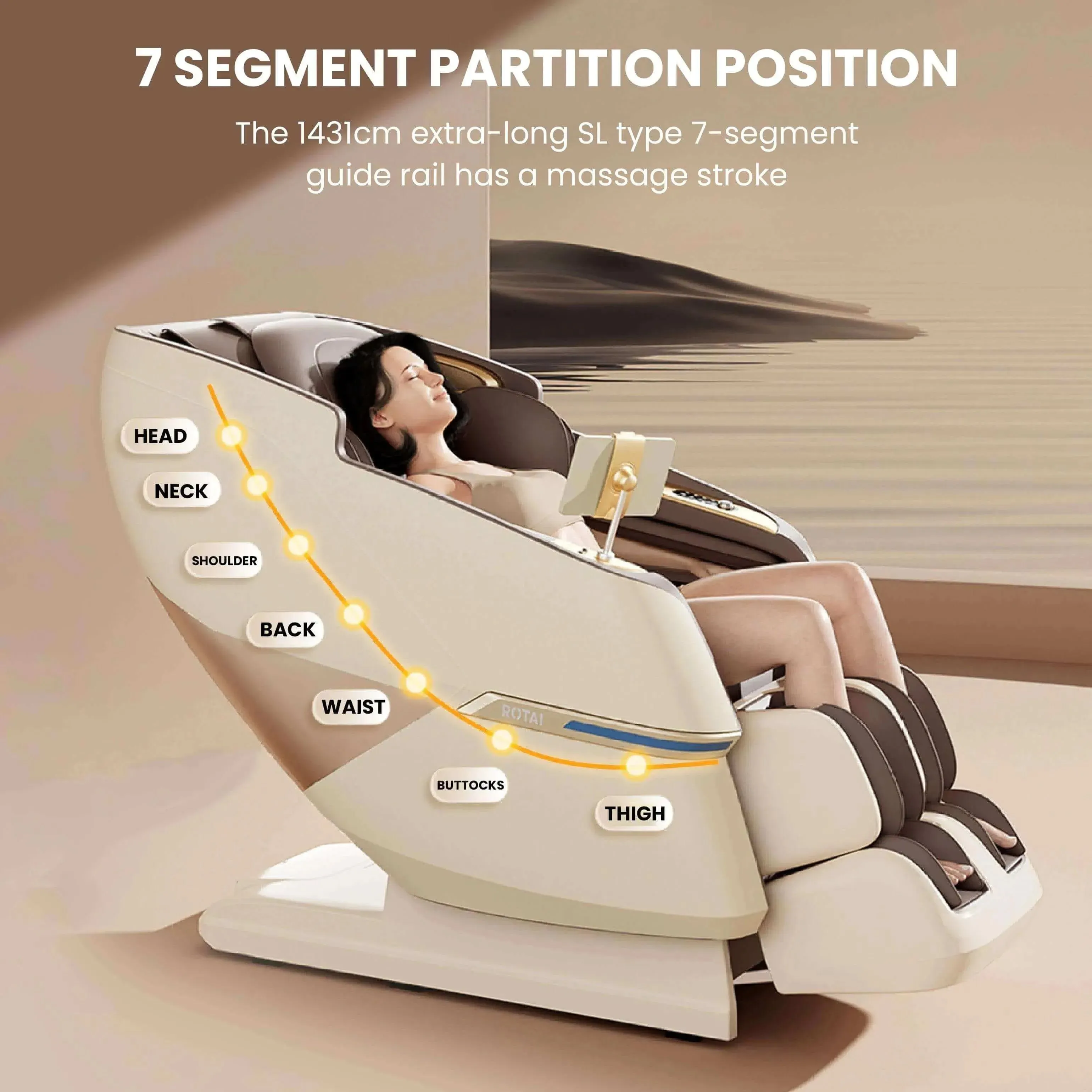 Royal Magestic Pro Massage Chair (Brown)