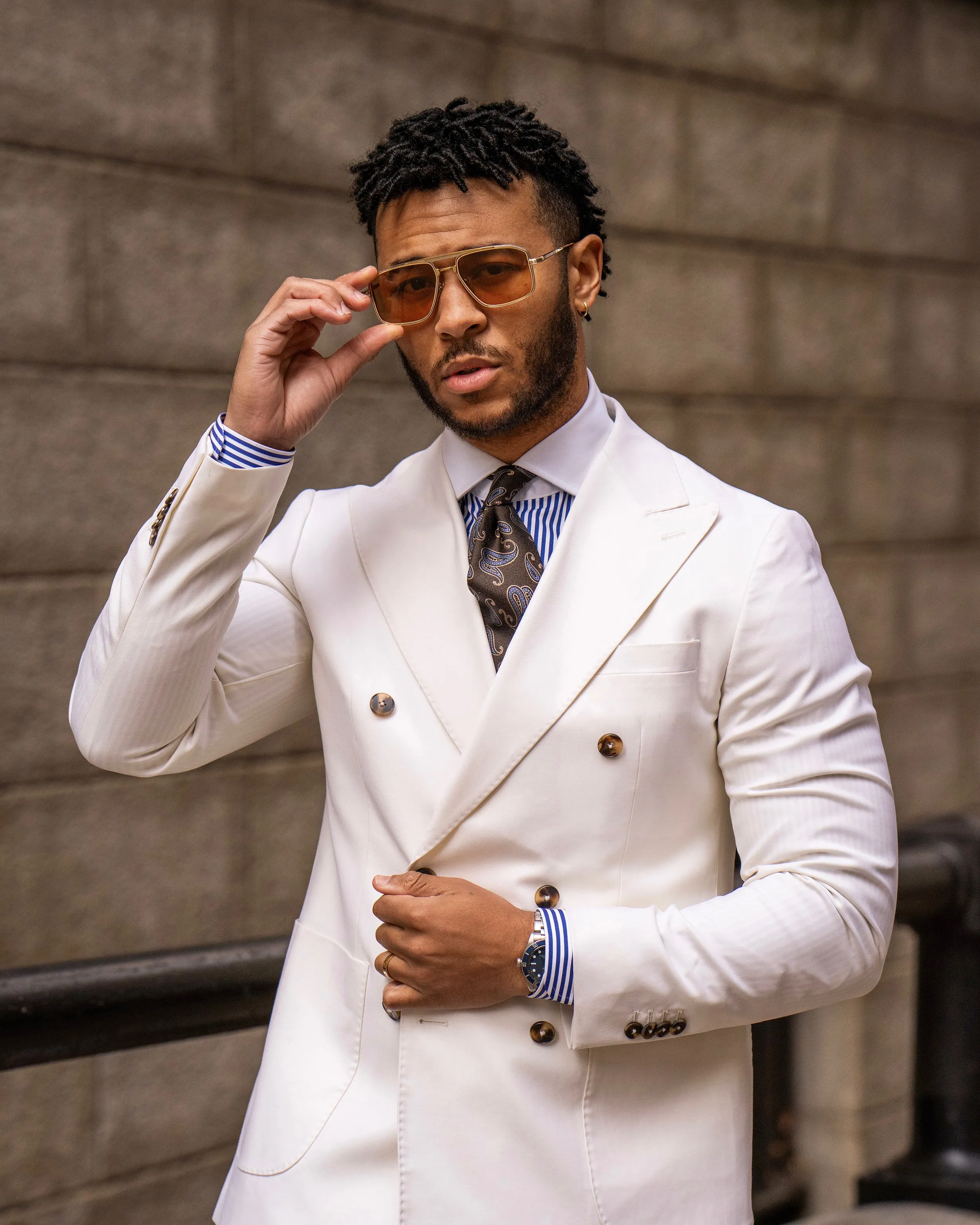 SG Double Breasted Blazer – Ivory