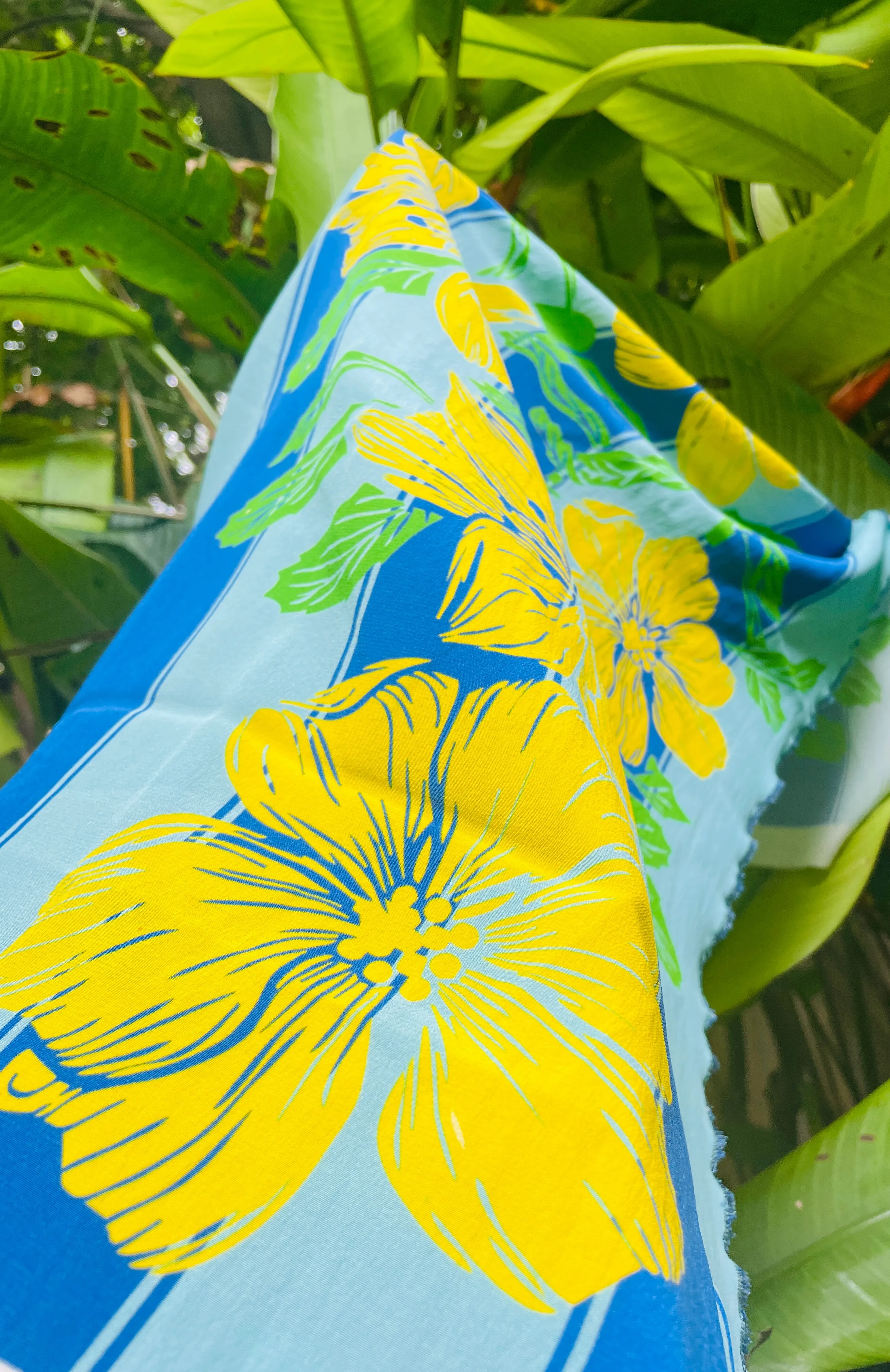 Silk Floral Printed Asymmetric Skirt