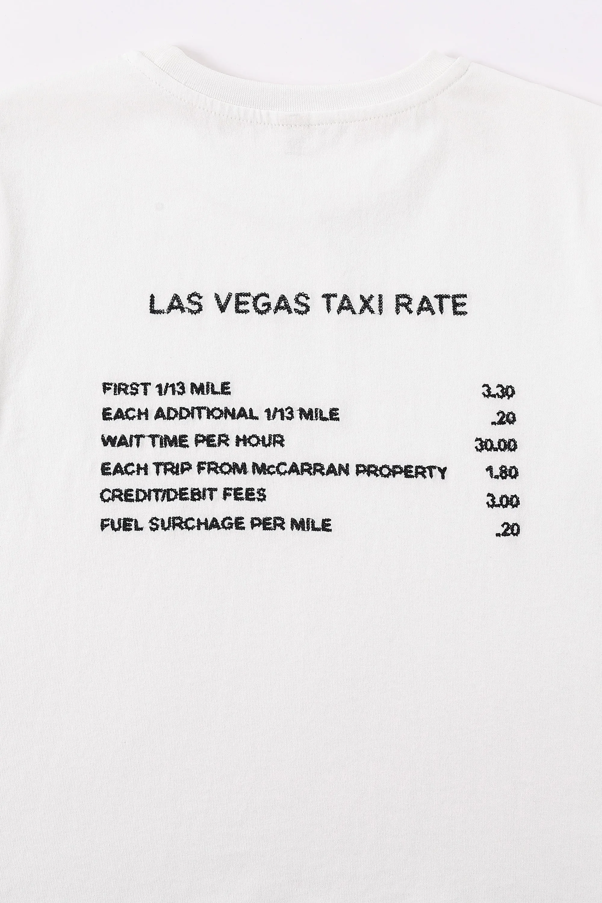Taxi Rate Tommy Tee