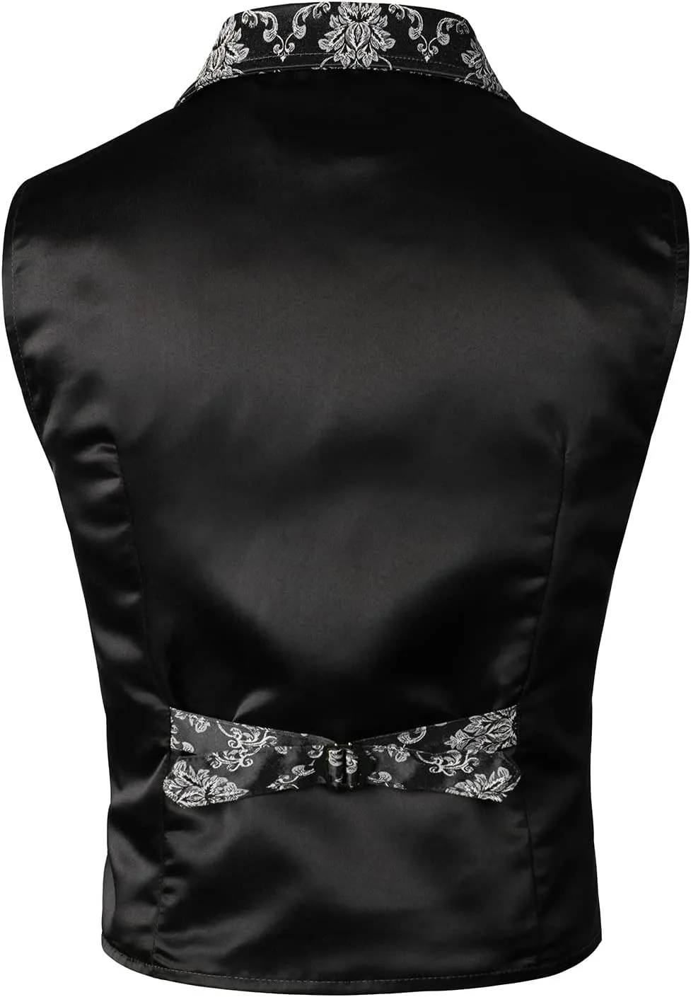 VATPAVE Mens Victorian Suit Vest Steampunk Gothic Waistcoat