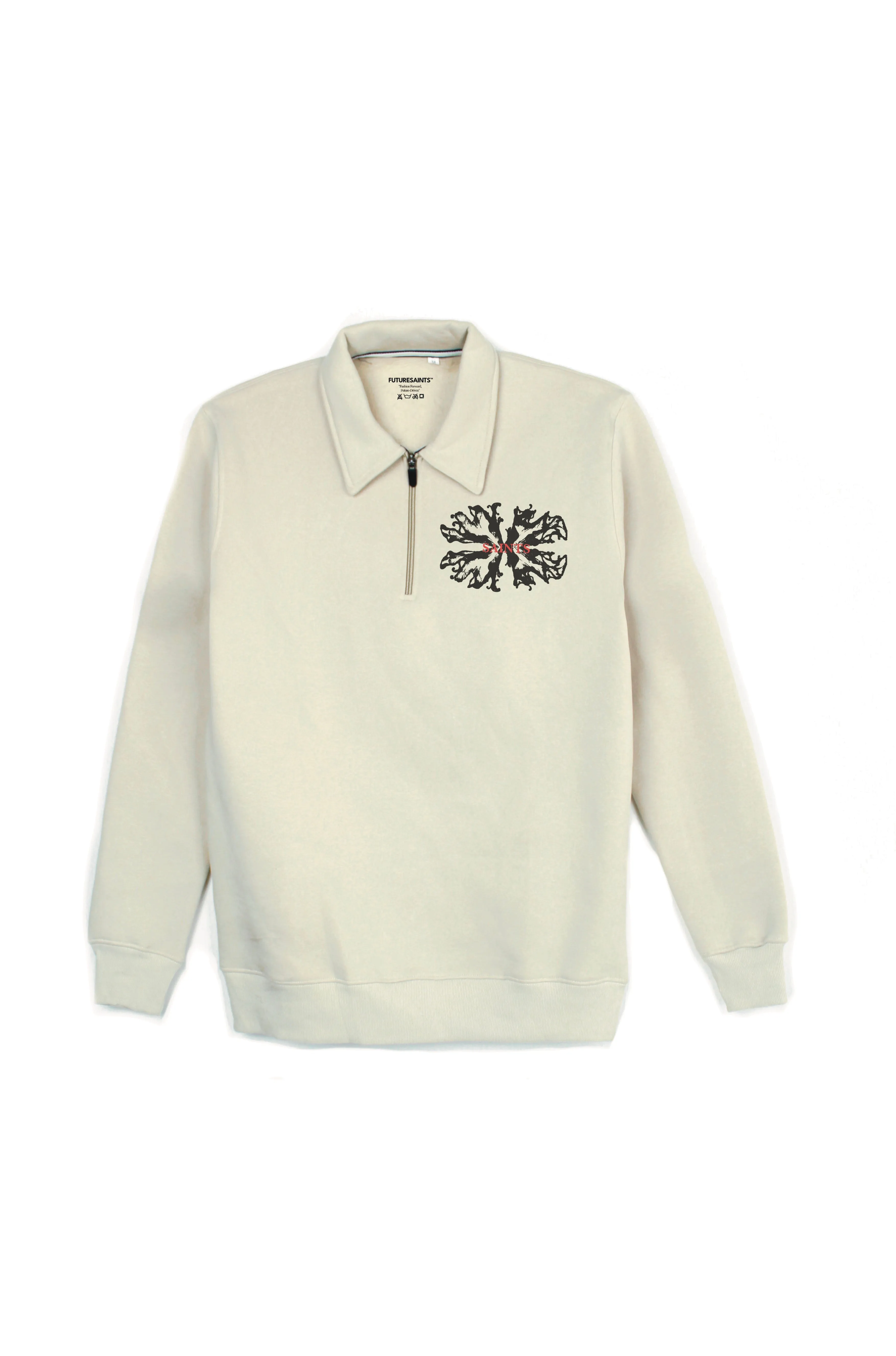 Websplash half zipper sweatshirt
