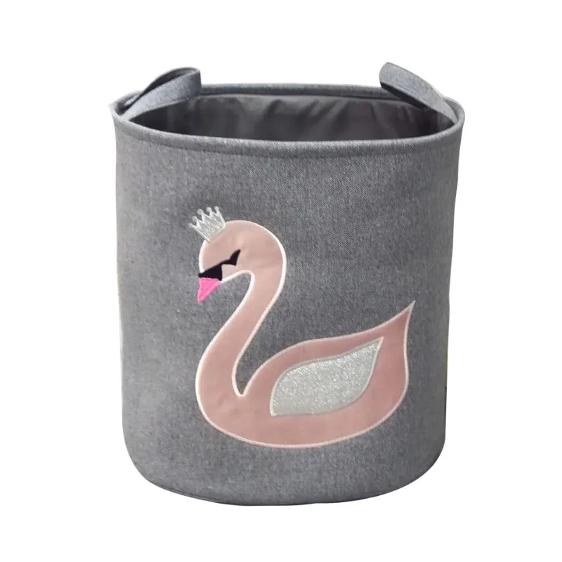 Wholesale Canvas Cartoon Pattern Clothing Storage Box