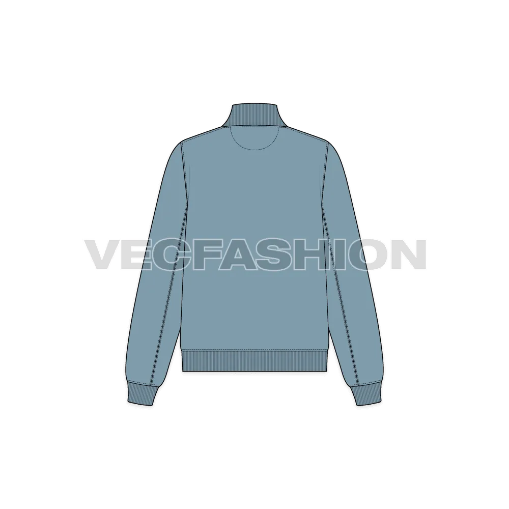 Women's Mock Neck Sweatshirt