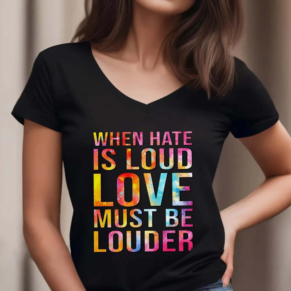 Women's V-neck T-shirt TSVB600