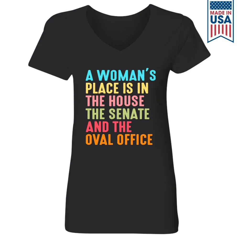 Women's V-neck T-shirt TSVB662