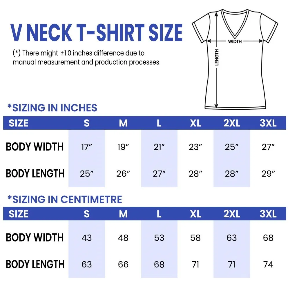 Women's V-neck T-shirt TSVB662