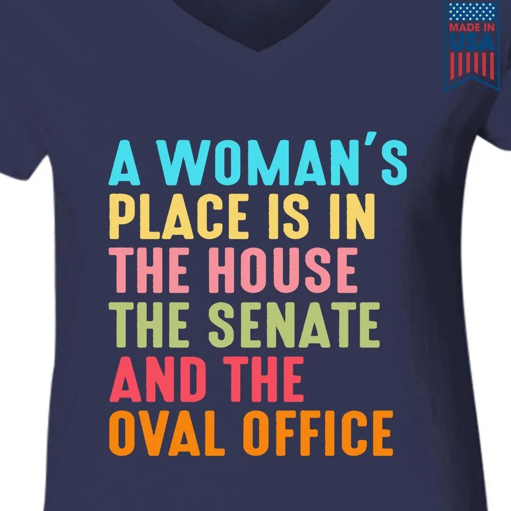 Women's V-neck T-shirt TSVB662