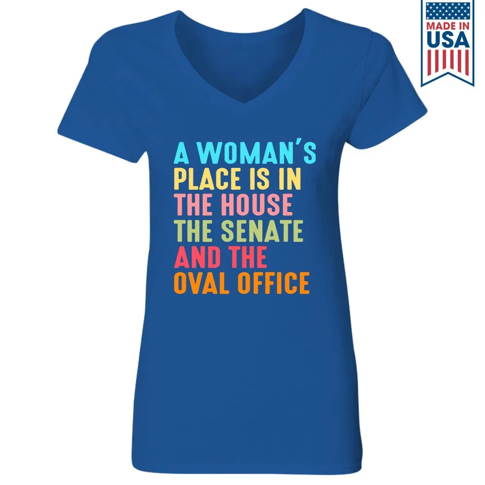 Women's V-neck T-shirt TSVB662