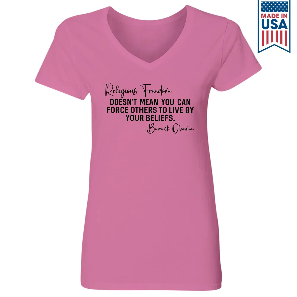 Women's V-neck T-shirt TSVW453