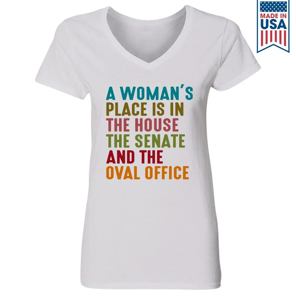Women's V-neck T-shirt TSVW661